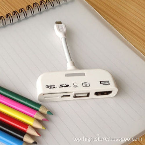 China Supplier Factory Price, Mobile Phone Accessory for Samsung Galaxy MHL to HDMI Card Reader